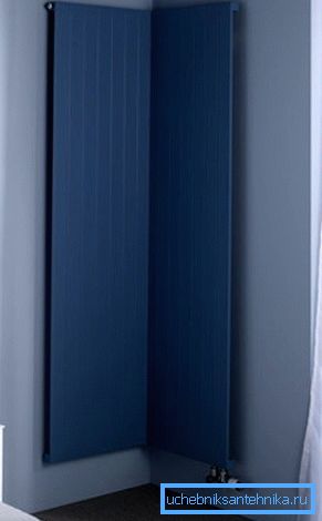 High angle heating radiators for water heating High angle heating radiators for water heating