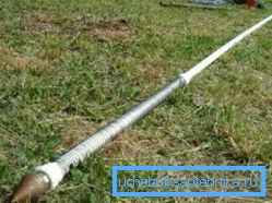 Abyssinian well of plastic pipes and a special Abyssinian well of plastic pipes and a special