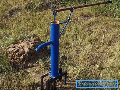 Abyssinian well with hand pump Abyssinian well with hand pump