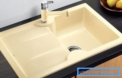 Acrylic sinks for the kitchen can be made in any color