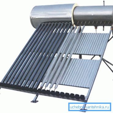 Alternative heating solar collector. Alternative heating solar collector.