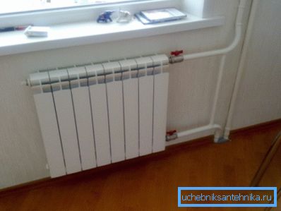 Aluminum battery installed in the room will not spoil its appearance Aluminum battery installed in the room will not spoil its appearance