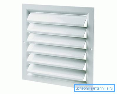 Aluminum single-row ventilation grille 500x500 RG Aluminum single-row ventilation grille 500x500 RG