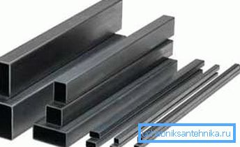 Aluminum rectangular pipes according to GOST have something like this Aluminum rectangular pipes according to GOST have something like this