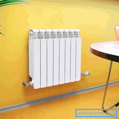 Aluminum radiators are distinguished by high power but whimsical service.