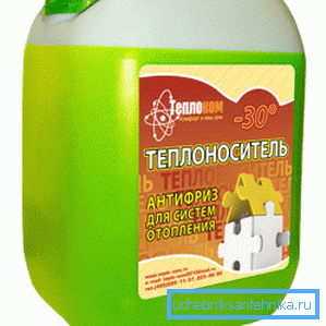 Antifreeze - an excellent coolant for heating systems