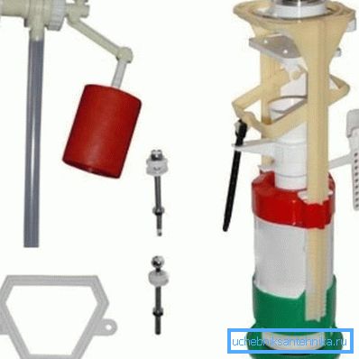 Armature for lateral water supply. Armature for lateral water supply.
