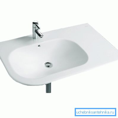 Asymmetric plumbing fixture Asymmetric plumbing fixture
