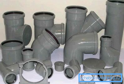 Range of fittings