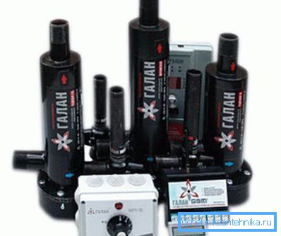 Range of electrode type boilers. Range of electrode type boilers.