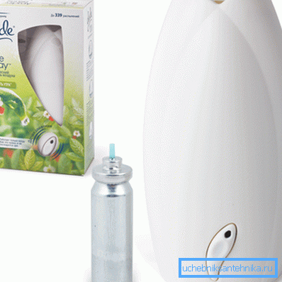 Automatic air freshener with replaceable cartridges Automatic air freshener with replaceable cartridges