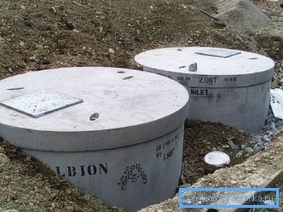 Autonomous sewage of reinforced concrete Autonomous sewage of reinforced concrete