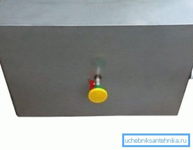100 liters heated stainless steel shower tank