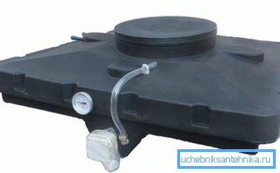 Heated shower tank Heated shower tank