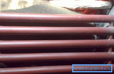 Battery welded from tubes Battery welded from tubes