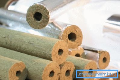 Basalt insulation for water pipes Basalt insulation for water pipes