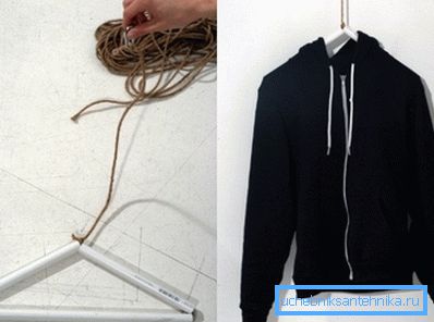 The twine can be replaced with wire, which will increase the strength of the hangers.