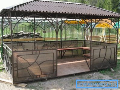 Arbor from a rectangular profile Arbor from a rectangular profile