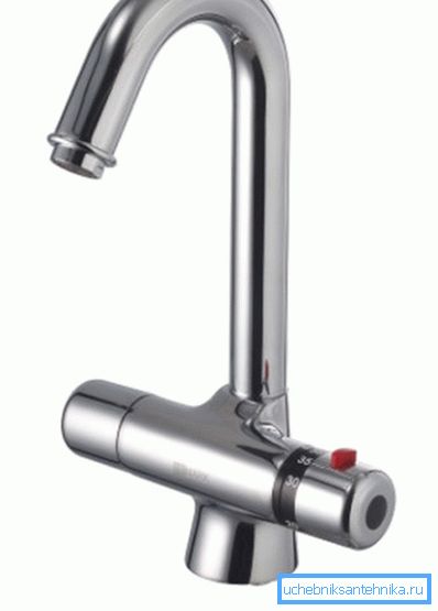 Contactless mixers - a new word in technology, the temperature of hot water from the tap is set in advance, which significantly increases the comfort of use Contactless mixers - a new word in technology, the temperature of hot water from the tap is set in advance, which significantly increases the comfort of use