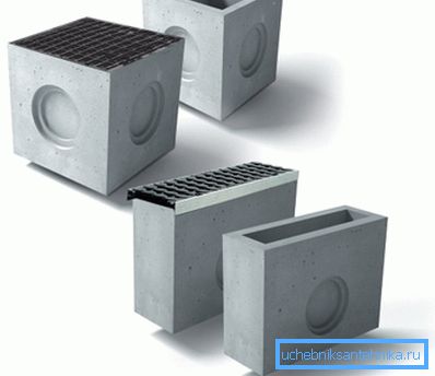 Concrete inlets Concrete inlets