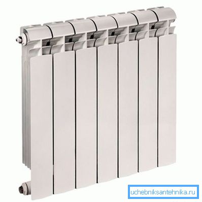 Bimetal radiator