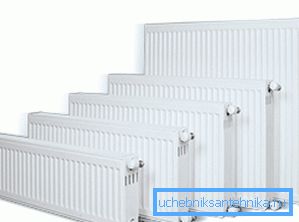 Thanks to the wide model range, you can choose a steel radiator of any capacity