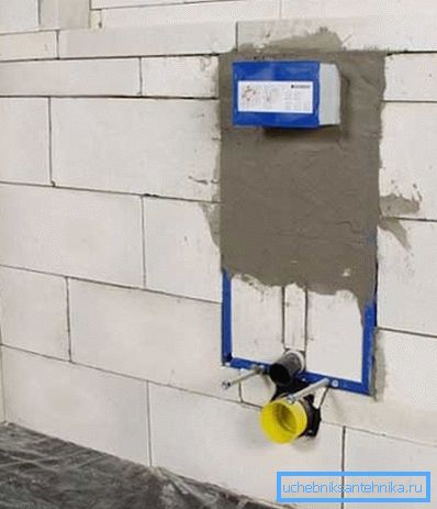 Block installation has no contact with the floor Block installation has no contact with the floor
