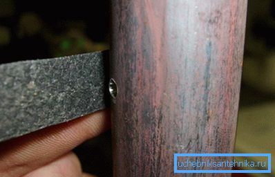 Rubber blocking leaks