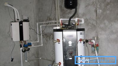 The boiler - the 300 liters heataccumulator. The boiler - the 300 liters heataccumulator.