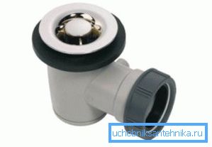 Bottle siphon for shower cubicle Bottle siphon for shower cubicle
