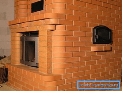 Most often, the furnace have a wall.