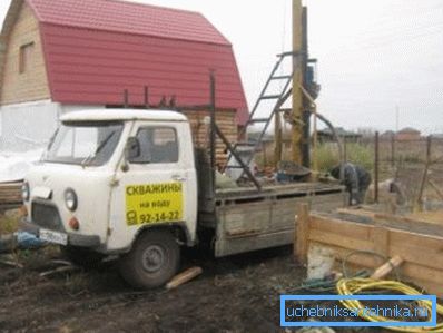 The deeper the well should be, the larger the special equipment you will need The deeper the well should be, the larger the special equipment you will need