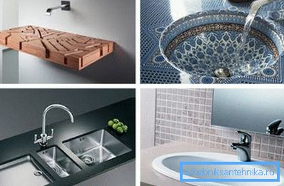 What distinguishes the sink from the sink - the types and features What distinguishes the sink from the sink - the types and features
