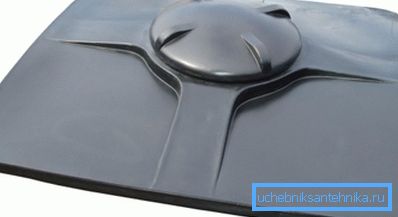 Black flat plastic tank Black flat plastic tank