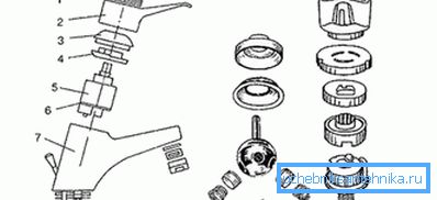 Drawing of the tap body and schematic illustration of the locking elements Drawing of the tap body and schematic illustration of the locking elements