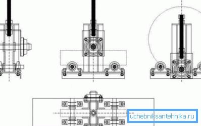 Drawing of the main installation units Drawing of the main installation units