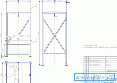 Drawing folding booths. Drawing folding booths.