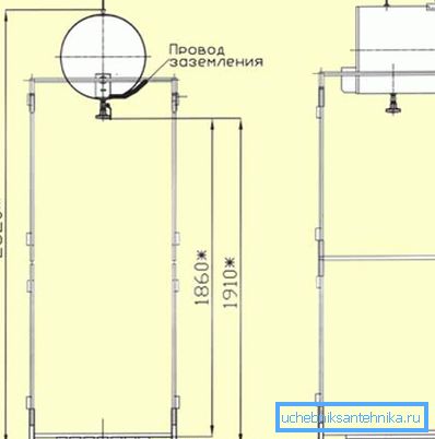 All-metal frame drawing