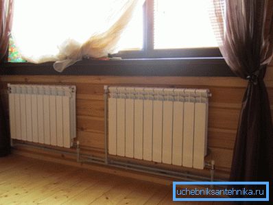 To know how to install a radiator, understand the types of strapping.