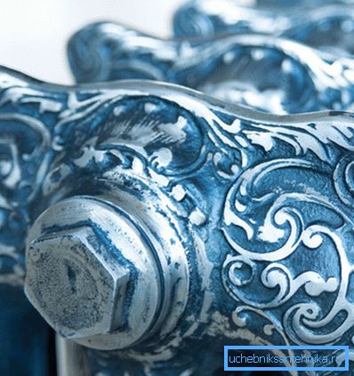 The cast iron radiator can be a real work of art. The cast iron radiator can be a real work of art.