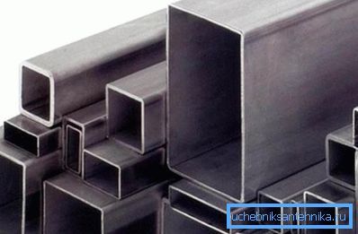 This type of product also applies to pipes, although it has a peculiar section of the profile.