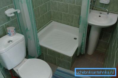 Even in a small room, you can install all the necessary plumbing fixtures. Even in a small room, you can install all the necessary plumbing fixtures.