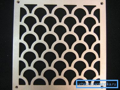 Decorative plaster ventilation grille 125 to 125 Decorative plaster ventilation grille 125 to 125