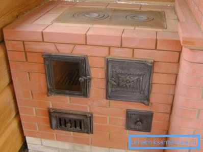 We make self-heating stoves of brick We make self-heating stoves of brick