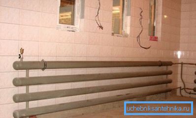 Doing water heating the garage with your own hands, you can use radiators and registers Doing water heating the garage with your own hands, you can use radiators and registers