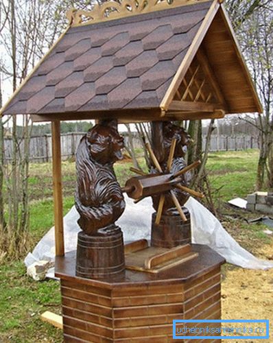 Wooden well Wooden well