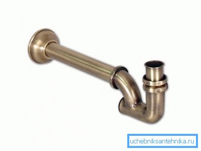 Designer Brass Siphon Designer Brass Siphon