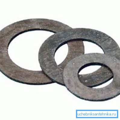 To seal the flange connections, we use paronite gaskets - rigid, heat-resistant rubber. To seal the flange connections, we use paronite gaskets - rigid, heat-resistant rubber.