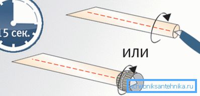 For a quality connection, you need to properly handle the ends For a quality connection, you need to properly handle the ends
