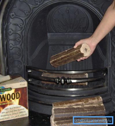 For cleaning you should burn a special briquette in the furnace For cleaning you should burn a special briquette in the furnace